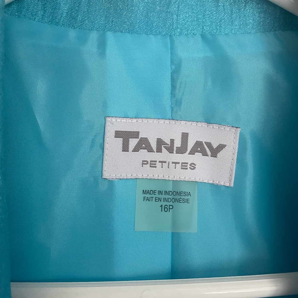 TanJay Women's Teal Blazer - Picture 2 of 5